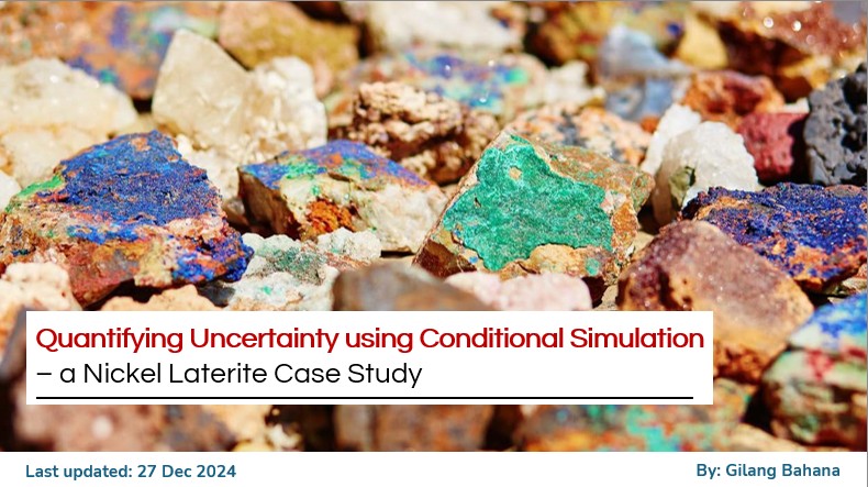 Conditional Simulation Gilang Putra Bahana — Resource Geology Portfolio